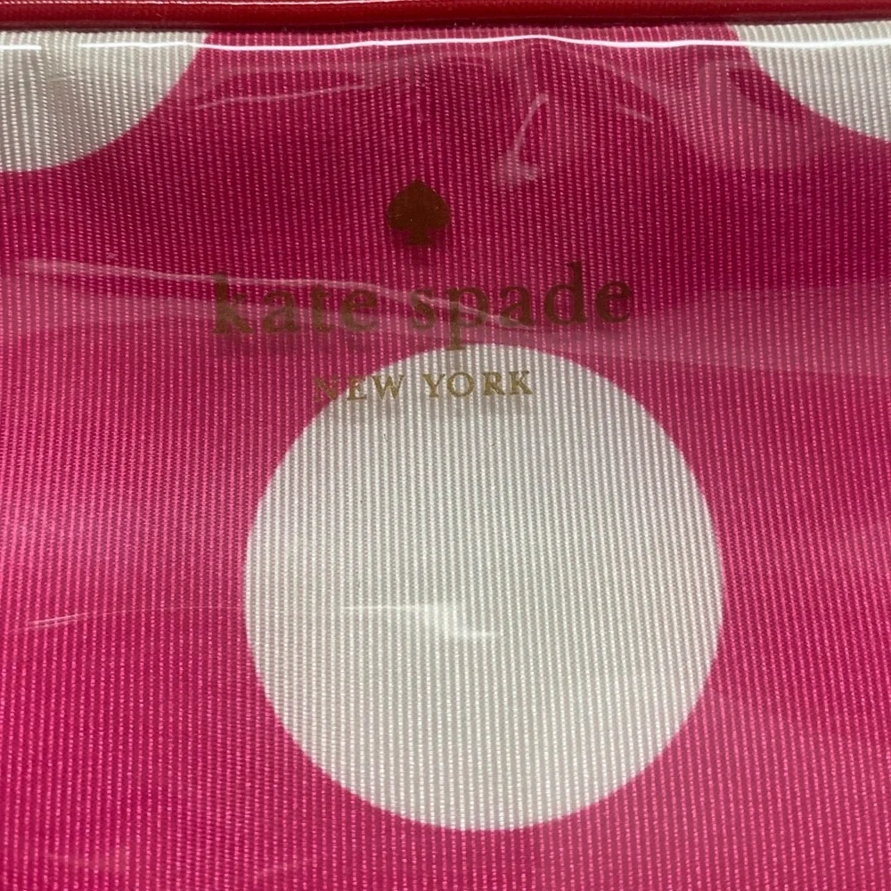 Kate Spade Fuchsia and White Polka Dot Pouch - Picture 2 of 12
